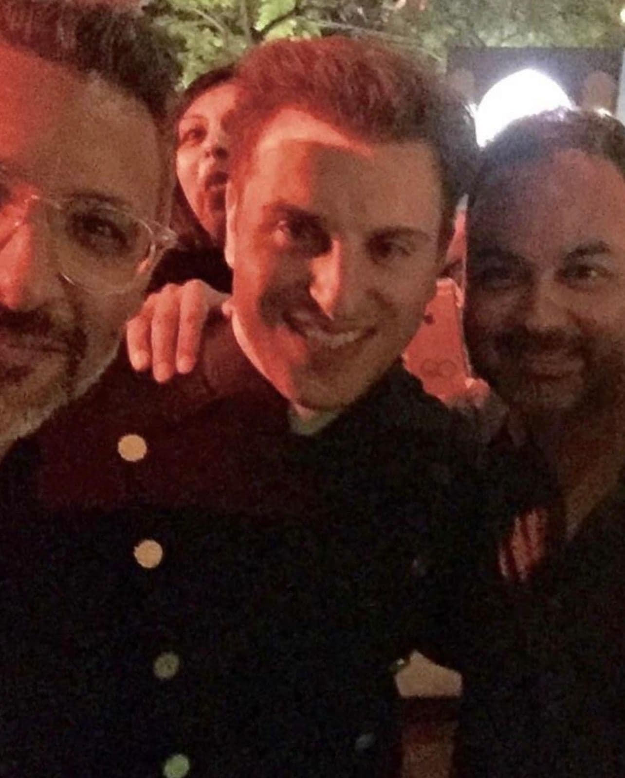 Haute Services founder Maneesh Baheti pictured with a celebrity at a luxury hospitality gathering