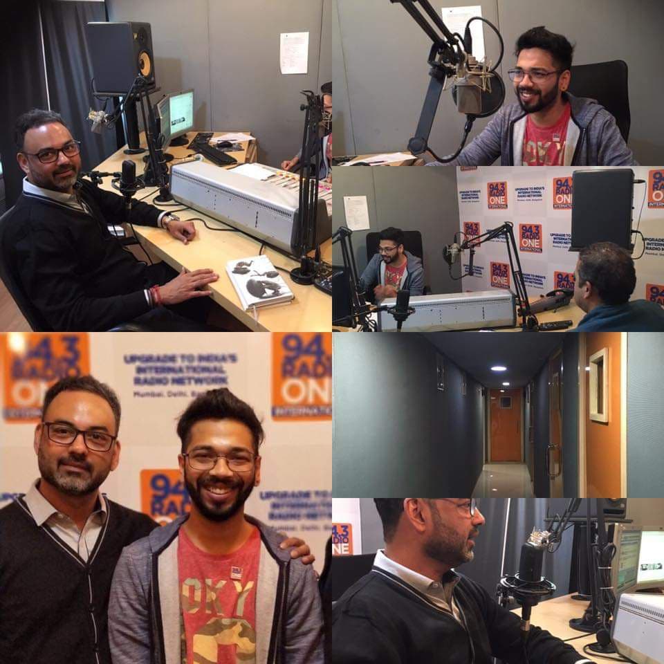 Group photo of seven distinguished gentlemen including Haute Services founder Maneesh Baheti with celebrities and notable personalities at an upscale evening event