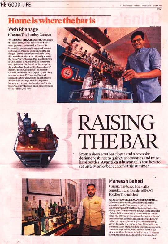 Newspaper clipping featuring Haute Services art advisory and investment-grade art portfolios