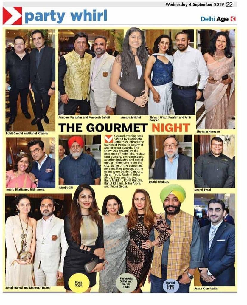 Newspaper clipping documenting Haute Services art restoration and portfolio management