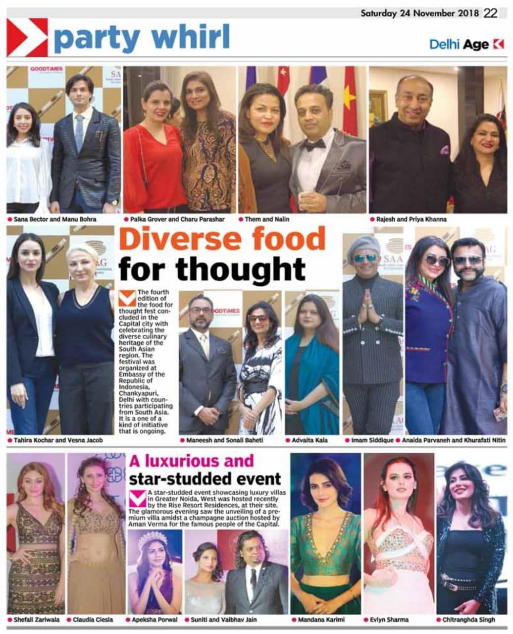 Press article on Haute Services hospitality excellence and luxury brand positioning