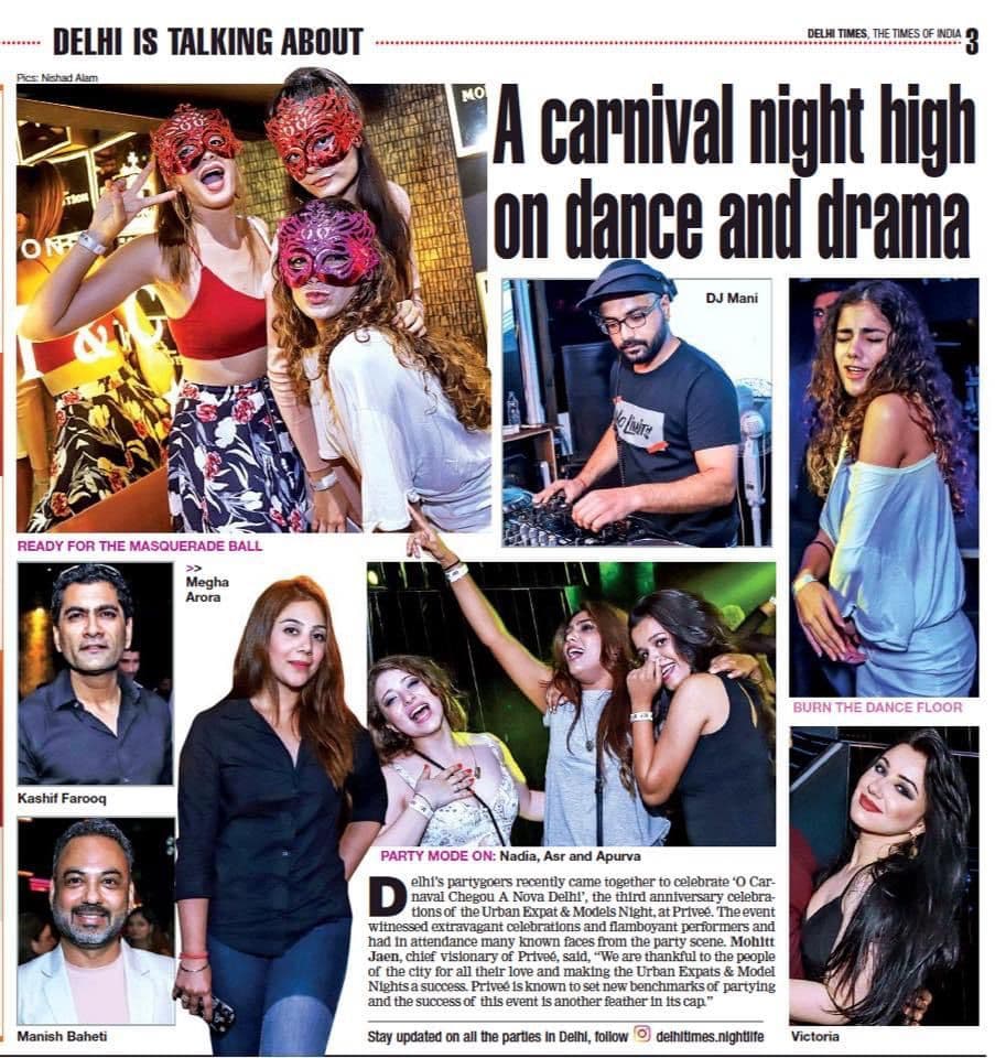 Newspaper clipping featuring Haute Services art shows and cultural footprint