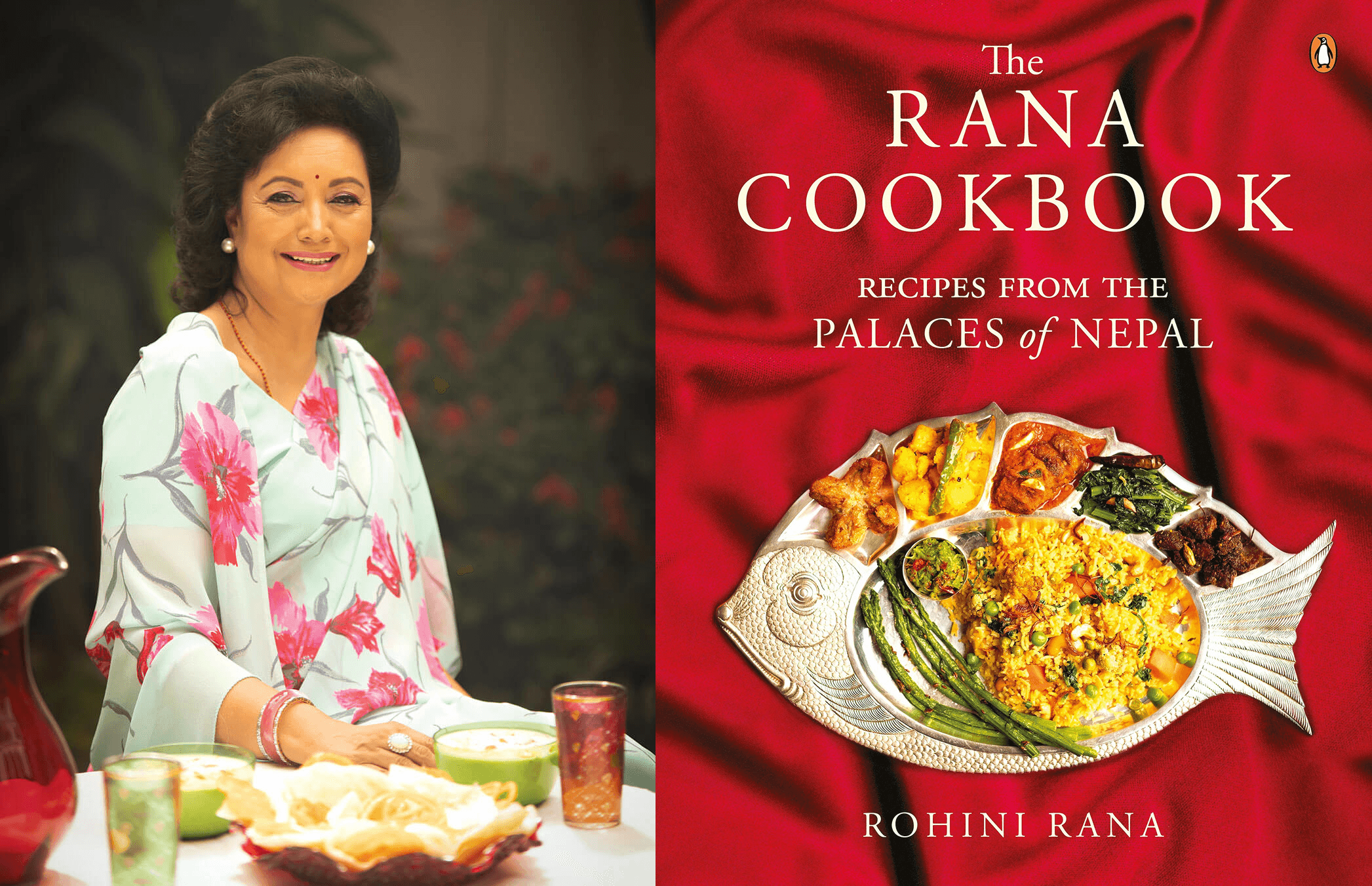 Rohini Rana, Cultural Historian, at Haute Services curated book launch for "The Rana Cookbook: Recipes from the Palaces of Nepal"