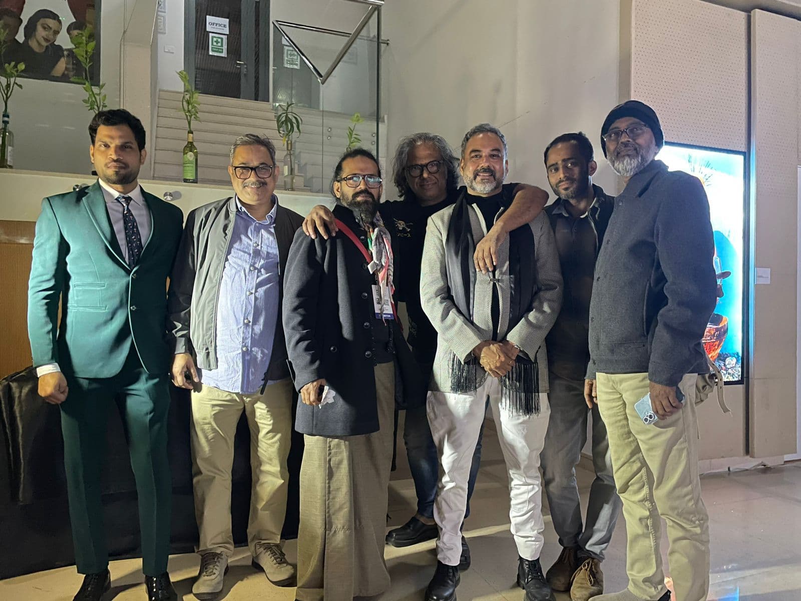 Founder with Renowned Artists