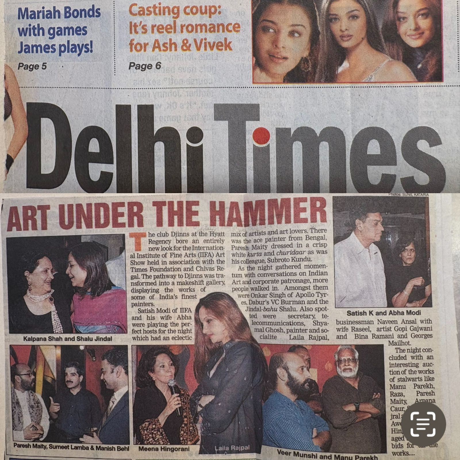 Haute Services art advisory event with artists, collectors and dignitaries